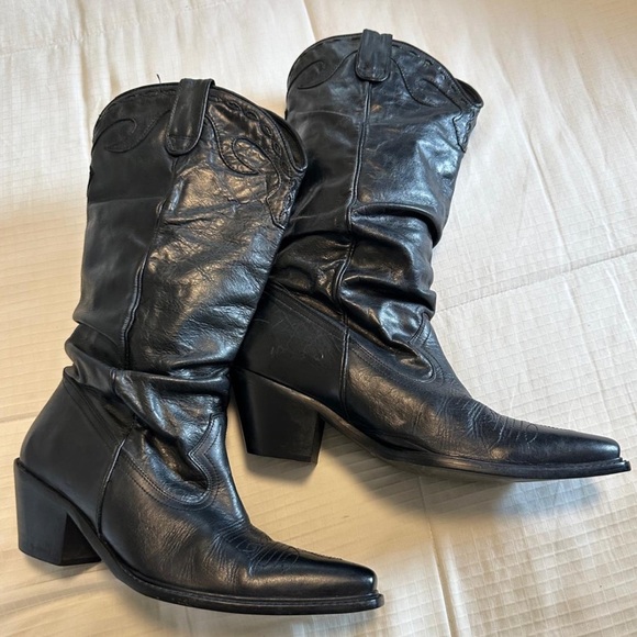 Vintage Steve Madden WEST western cowboy boot size 38 - Picture 1 of 9
